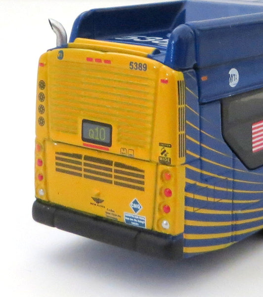 New York City Transit Q10 to JFK Airport 1/87 Scale New Flyer Xcelsior Transit Bus
