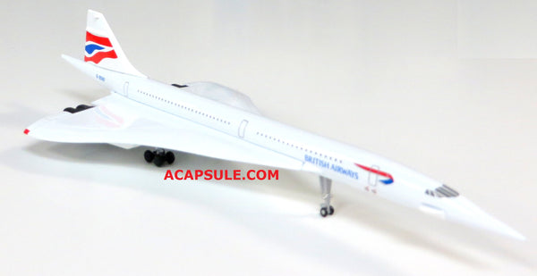 British Airways Concorde 1/350 Diecast Model with Stand Reg. G-BOAD