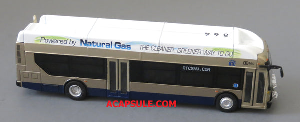 RTC Las Vegas 1/87 Scale New Flyer Xcelsior CNG Model Bus