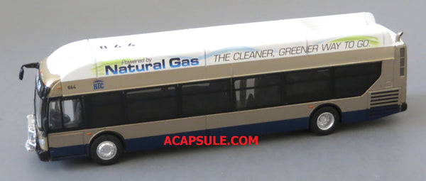 RTC Las Vegas 1/87 Scale New Flyer Xcelsior CNG Model Bus