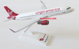 Skymarks Virgin America (Sharklet Verison) A320 1/150 Scale Plane with Stand SKR777A