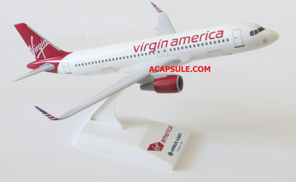 Skymarks Virgin America (Sharklet Verison) A320 1/150 Scale Plane with Stand SKR777A