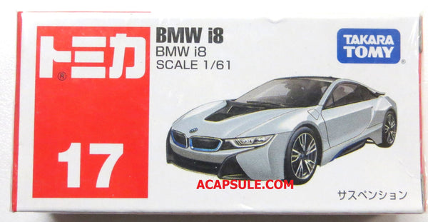 Tomica #17 BMW i8 1/61 Diecast Car by Takara Tomy