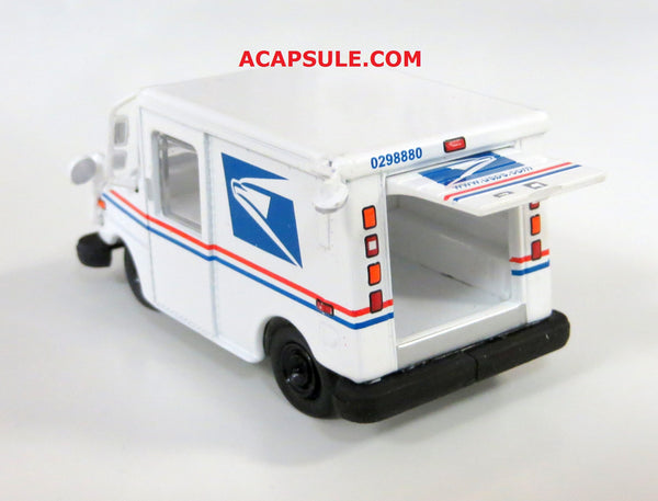 United States Postal Service Long Life Vehicle LLV 1/64 Diecast Model with Mailbox by Greenlight