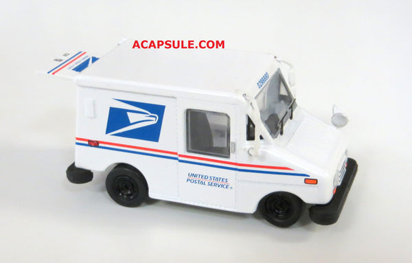 United States Postal Service Long Life Vehicle LLV 1/64 Diecast Model with Mailbox by Greenlight