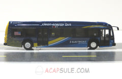 New York City Transit B32 Long Island City 1/87 Scale Proterra ZX5 Electric Transit Bus Model