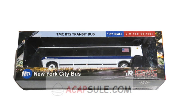 New York City MTA Bx12 1/87 Scale TMC RTS Transit Bus Diecast Model