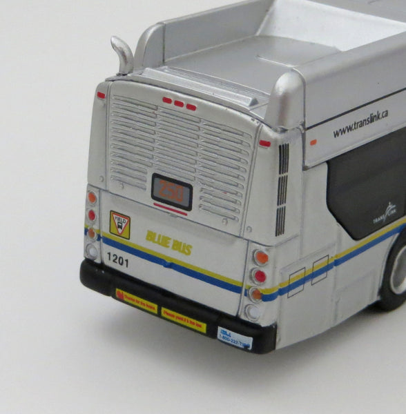 Translink Vancouver Route 250 Destination Horseshoe 1/87 Scale New Flyer Xcelsior Transit Bus Model