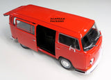 1/24 Scale Red 1972 Volkswagen Bus T-2 Diecast Model
