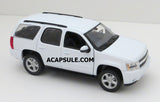 White 2008 Chevy Tahoe 1/24th Scale Diecast Model
