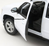 White 2008 Chevy Tahoe 1/24th Scale Diecast Model