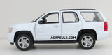 White 2008 Chevy Tahoe 1/24th Scale Diecast Model
