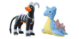 Tomy Pokemon X & Y Houndoom vs Lapras 2 pack Small Figures