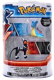 Tomy Pokemon X & Y Houndoom vs Lapras 2 pack Small Figures