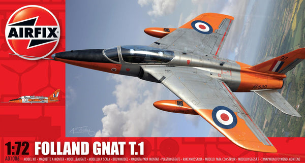 Folland Gnat T.1 1/72 Scale Model Kit