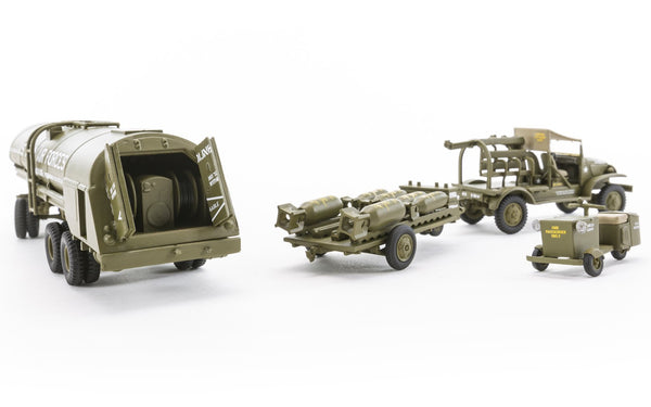 WWII USAAF 8th Air Force Bomber Resupply Set 1/72 Model Kit