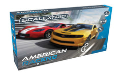 Scalextric American Racers Camaro Vs Corvette 1/32 Slot Car Set