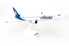 Skymarks Alaska Airlines Boeing 737 MAX 9 N913AK 1/130 Model Plane with Stand
