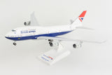 Skymarks SKR1037 Negus Heritage Livery British Airways 747-400 1/200 Scale Model Plane