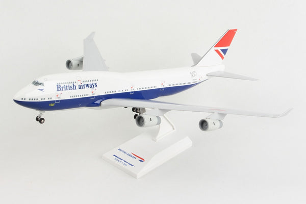 Skymarks SKR1037 Negus Heritage Livery British Airways 747-400 1/200 Scale Model Plane