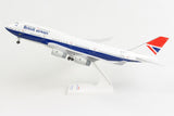 Skymarks SKR1037 Negus Heritage Livery British Airways 747-400 1/200 Scale Model Plane