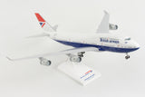 Skymarks SKR1037 Negus Heritage Livery British Airways 747-400 1/200 Scale Model Plane