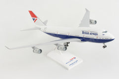 Skymarks SKR1037 Negus Heritage Livery British Airways 747-400 1/200 Scale Model Plane