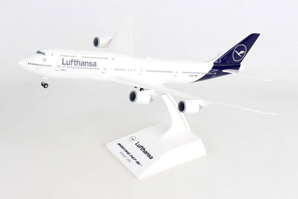 Skymark Lufthansa Boeing 747-8i 1/200 Scale Plane with Stand D-ABYA Brandenburg