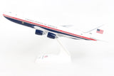 Skymarks SKR1069 Air Force One Red White and Blue Livery 747-8 1/250 Scale Model with Stand