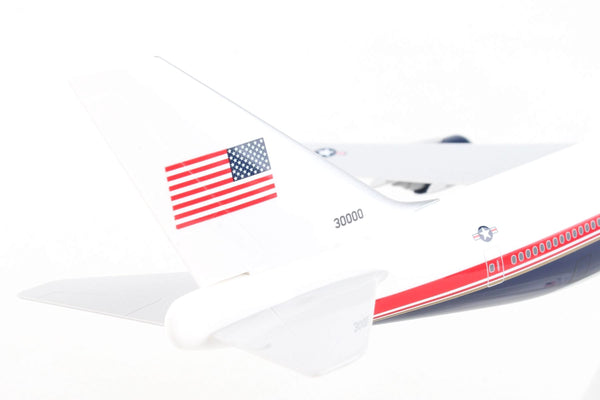 Skymarks SKR1069 Air Force One Red White and Blue Livery 747-8 1/250 Scale Model with Stand