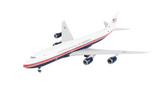 Skymarks 1076 Air Force One Red White Blue Livery 747-8I 1/200 Scale Model with Stand & Gears