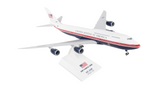 Skymarks 1076 Air Force One Red White Blue Livery 747-8I 1/200 Scale Model with Stand & Gears