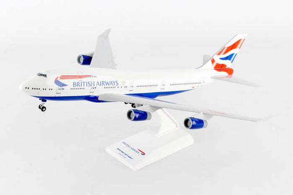 Skymarks Model British Airways 747-400 1/200 Scale with Stand and Gears #G-CIVX