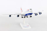 Skymarks Model British Airways 747-400 1/200 Scale with Stand and Gears #G-CIVX