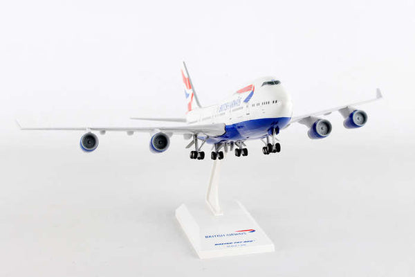 Skymarks Model British Airways 747-400 1/200 Scale with Stand and Gears #G-CIVX