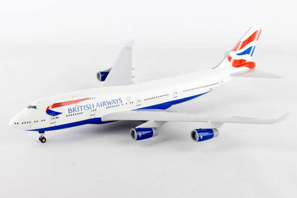 Skymarks Model British Airways 747-400 1/200 Scale with Stand and Gears #G-CIVX