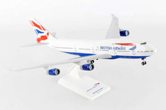 Skymarks Model British Airways 747-400 1/200 Scale with Stand and Gears #G-CIVX