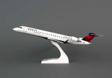 Skymarks Delta Connection ExpressJet CRJ700 1/100 Scale Plane with Stand SKR673