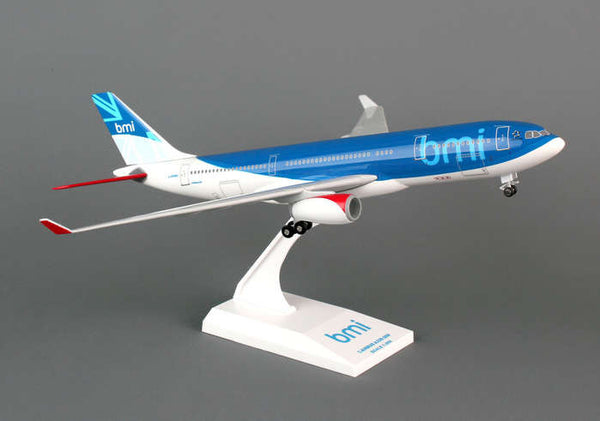 Skymarks BMI Airbus A330-200 1/200 Scale Model with Stand and Gears