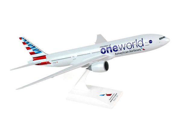Skymarks American Airlines One World Livery Boeing 777-200 1/200 Scale with Stand