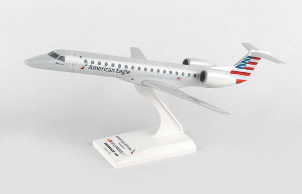 Skymarks SKR859 American Eagle Embraer ERJ 145 1/100 Scale with Stand