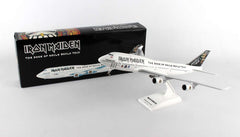 Iron Maiden Ed Force One Boeing 747-400 1/200 Scale Plane with Stand and Gears