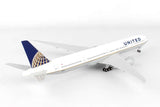 Skymarks United Airlines 777-300 1/200 Scale with Stand & Gears SKR900