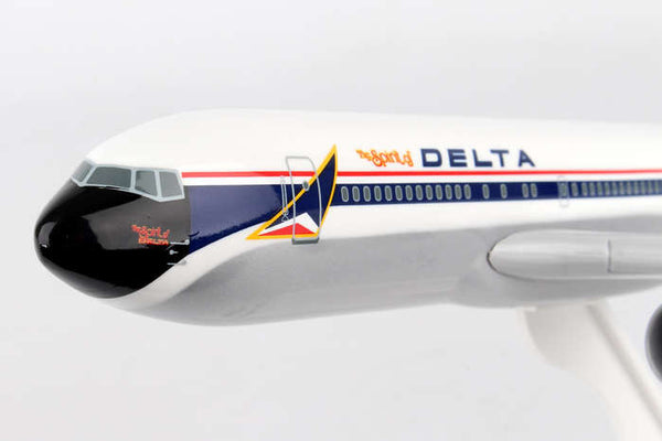 Skymarks The Spirit of Delta N102DA Boeing 767 1/200 Scale Plane with Stand