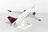 Skymarks Delta Connection Skywest Airlines ERJ175 1/100 Scale Plane with Stand N240SY