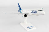 Skymarks Alaska Horizon Embrarer E175 1/100 Scale Plane with Stand Reg N620QX