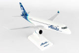 Skymarks Alaska Horizon Embrarer E175 1/100 Scale Plane with Stand Reg N620QX