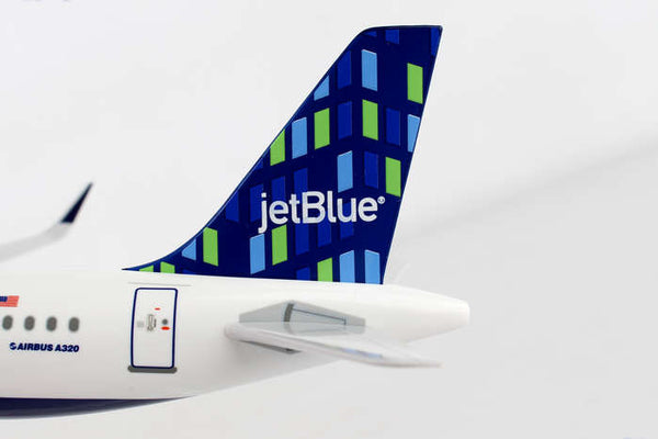 Skymarks Jetblue (High Rise Tail) Airbus A320 1/150 Scale Model with Stand