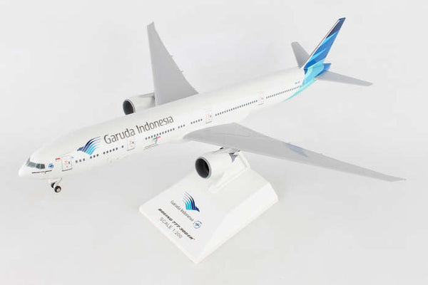 Skymarks Garuda Indonesia Boeing 777-300 ER 1/200 Scale Plane with Stand and Gears