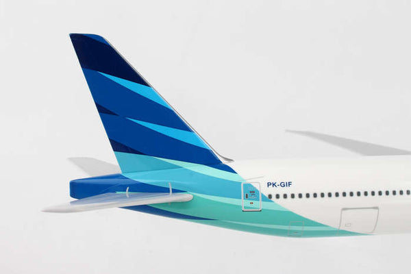 Skymarks Garuda Indonesia Boeing 777-300 ER 1/200 Scale Plane with Stand and Gears